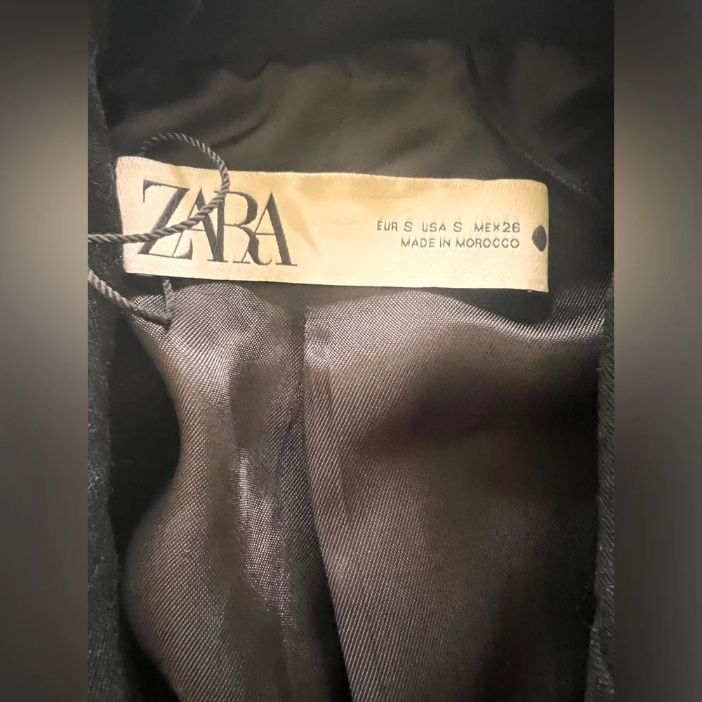 Zara Blazer, Black Size Small NWT - Picture 7 of 8